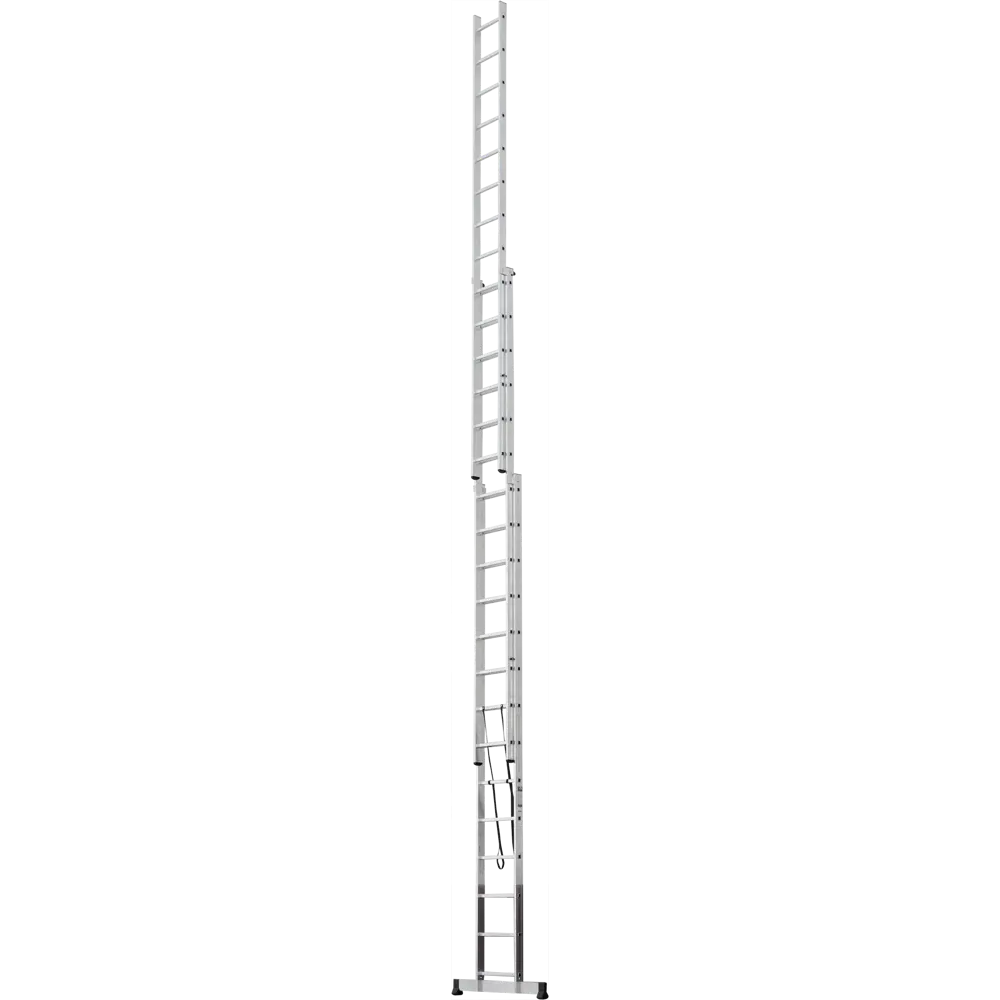 Лестница раскладная выдвижная 3-секционная Standers до 8.93 м 14 ступеней STLM-2018375