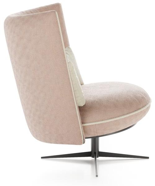 Liu Jo Living Collection Кресло с обивкой из ткани с 4 спицами Urban fan Ibk - Вид №4