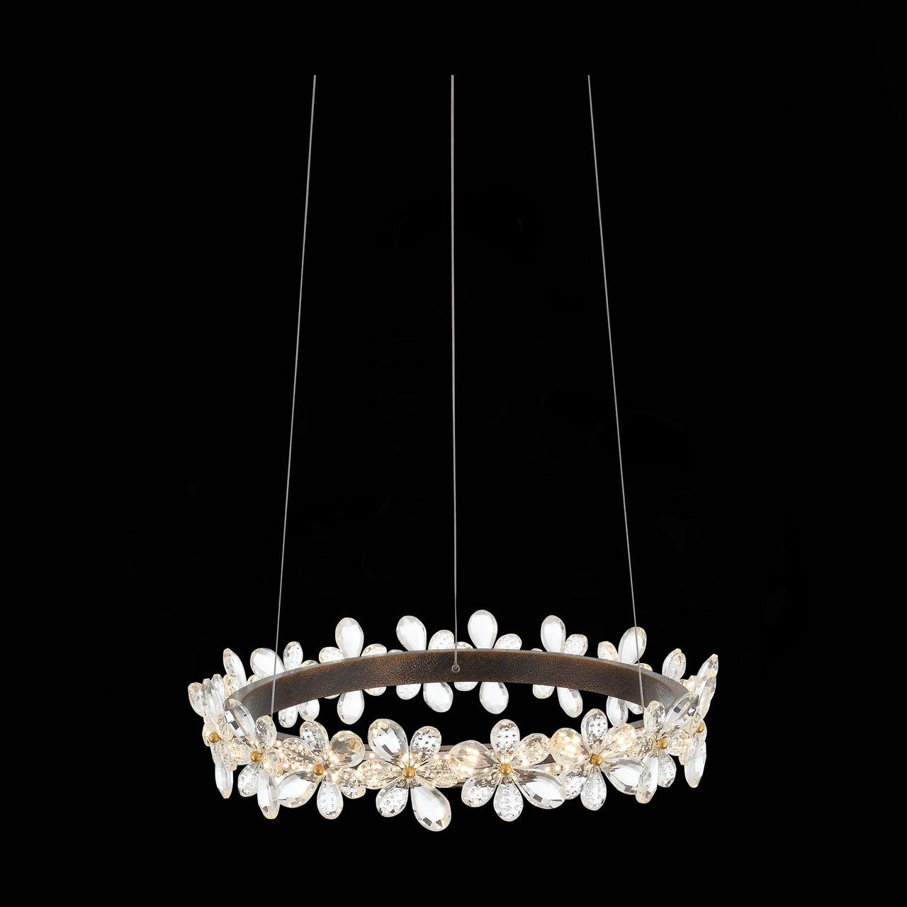 Подвесной светодиодный светильник ST Luce Forito SL408.303.01 ST LUCE ДИЗАЙНЕРСКИЕ, FORITO 275814 Коричневый  - Вид №3