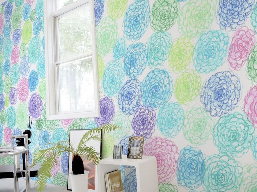 Обои с цветочными мотивами Jannelli&Volpi PEONIACAMELIOSA ARCH-00023319