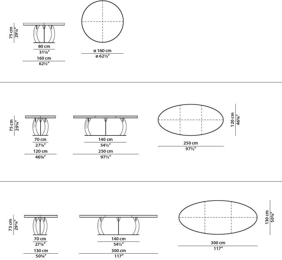 BAXTER Овальный стол из натурального камня sun-id-1345458 - Вид №6