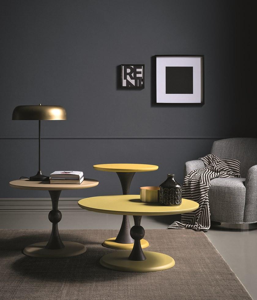 Bodema Круглый лакированный журнальный столик  Cle001/cle002/cle003  - Вид №1