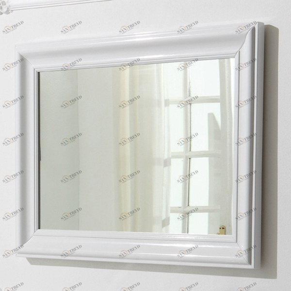 Зеркало в деревянной раме Olympia Ceramica Impero Style белое IMSP100