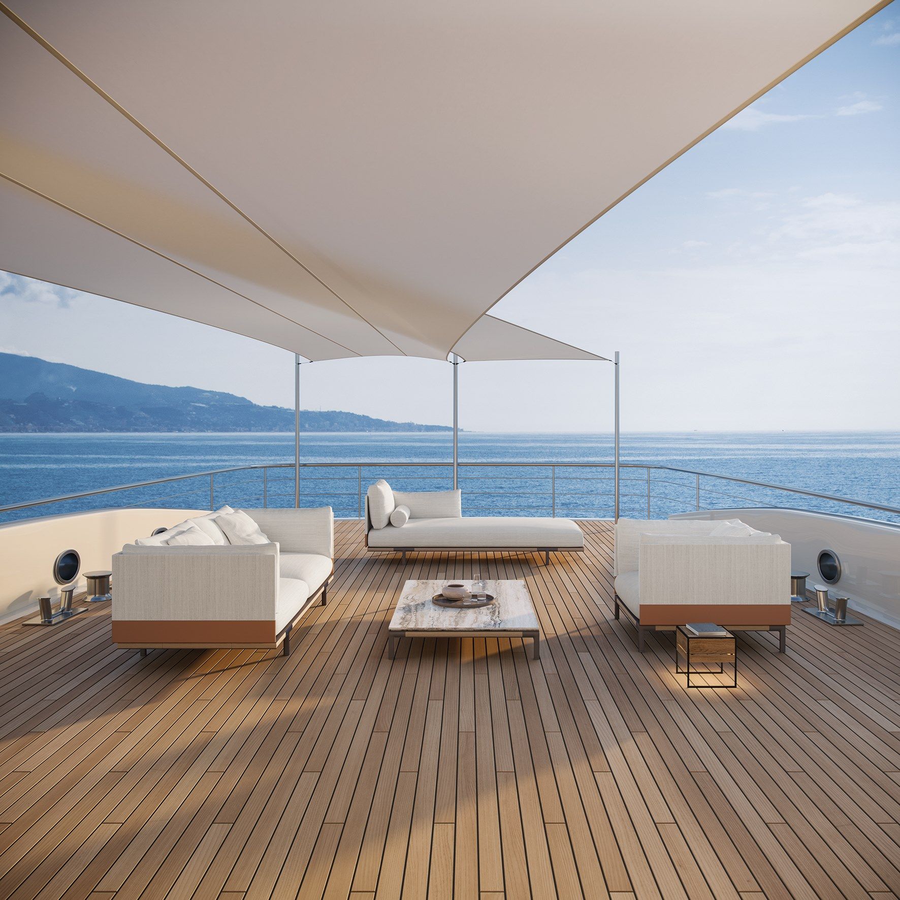 Ткань сад диван Ethimo залив ARCH-00146134 - Вид №2