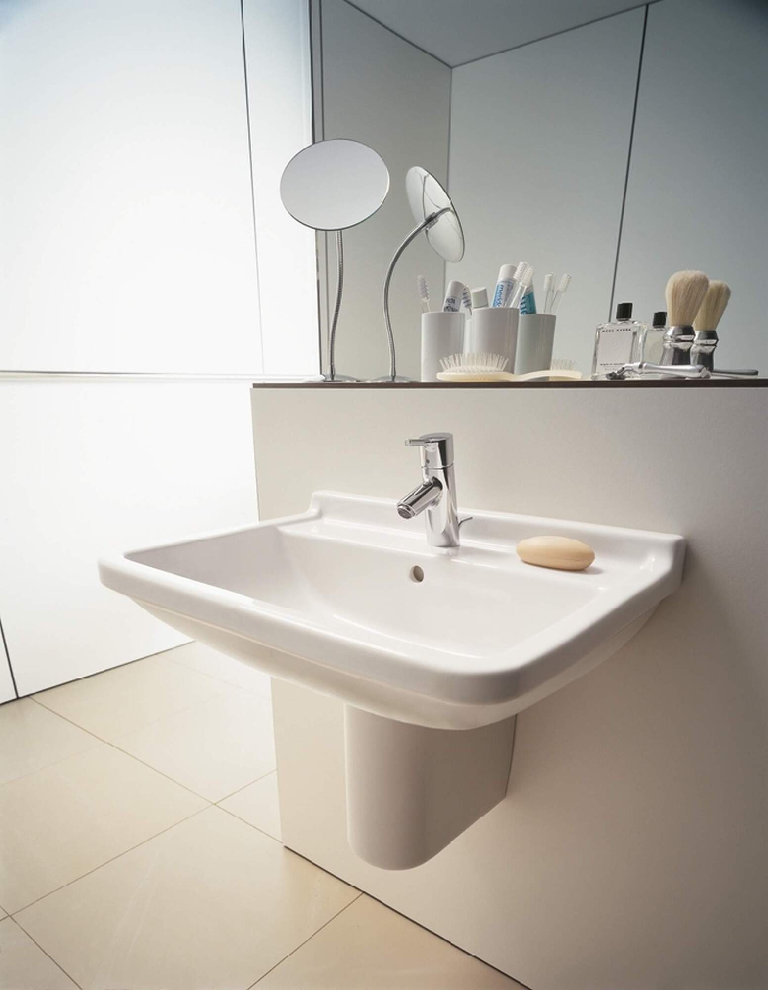 0300600000 Подвесная раковина настенная овальная Duravit Starck 3 - Вид №3
