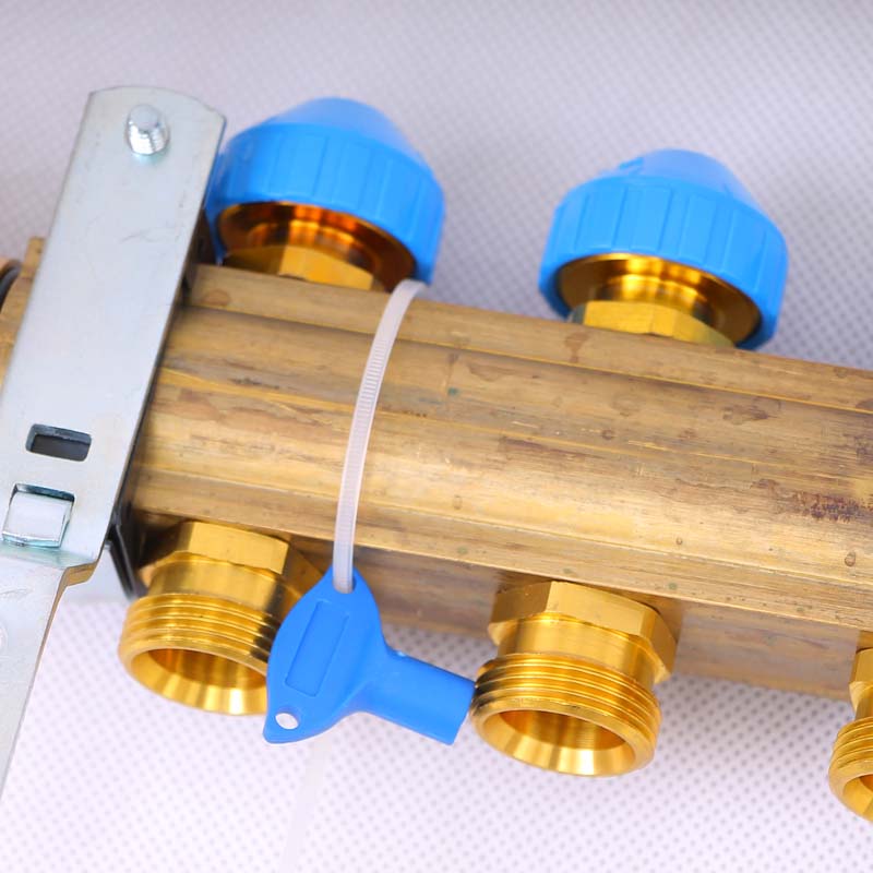 Коллекторная группа HKV/T с термостатическими вентилями и расходомерами WATTS Ind 1"x3/4"ЕК 7 выходов 10004201 - Вид №4