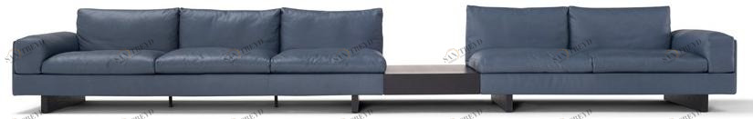 AMURA 5-местный кожаный диван Tau Am006.339+t532+032