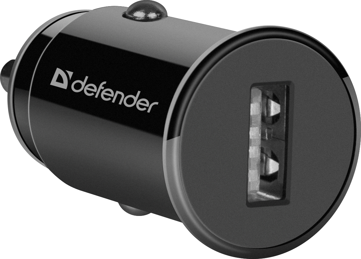 83591 автомобильный адаптер uca-12 черный, 1xusb, 5v/1а Defender Santreyd  - Вид №1