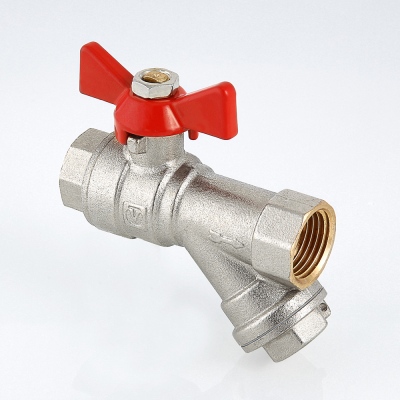 VT.293.N.04 Кран шаровой VALTEC COMBI со встроенным фильтром Valtec 1/2"  - Вид №10