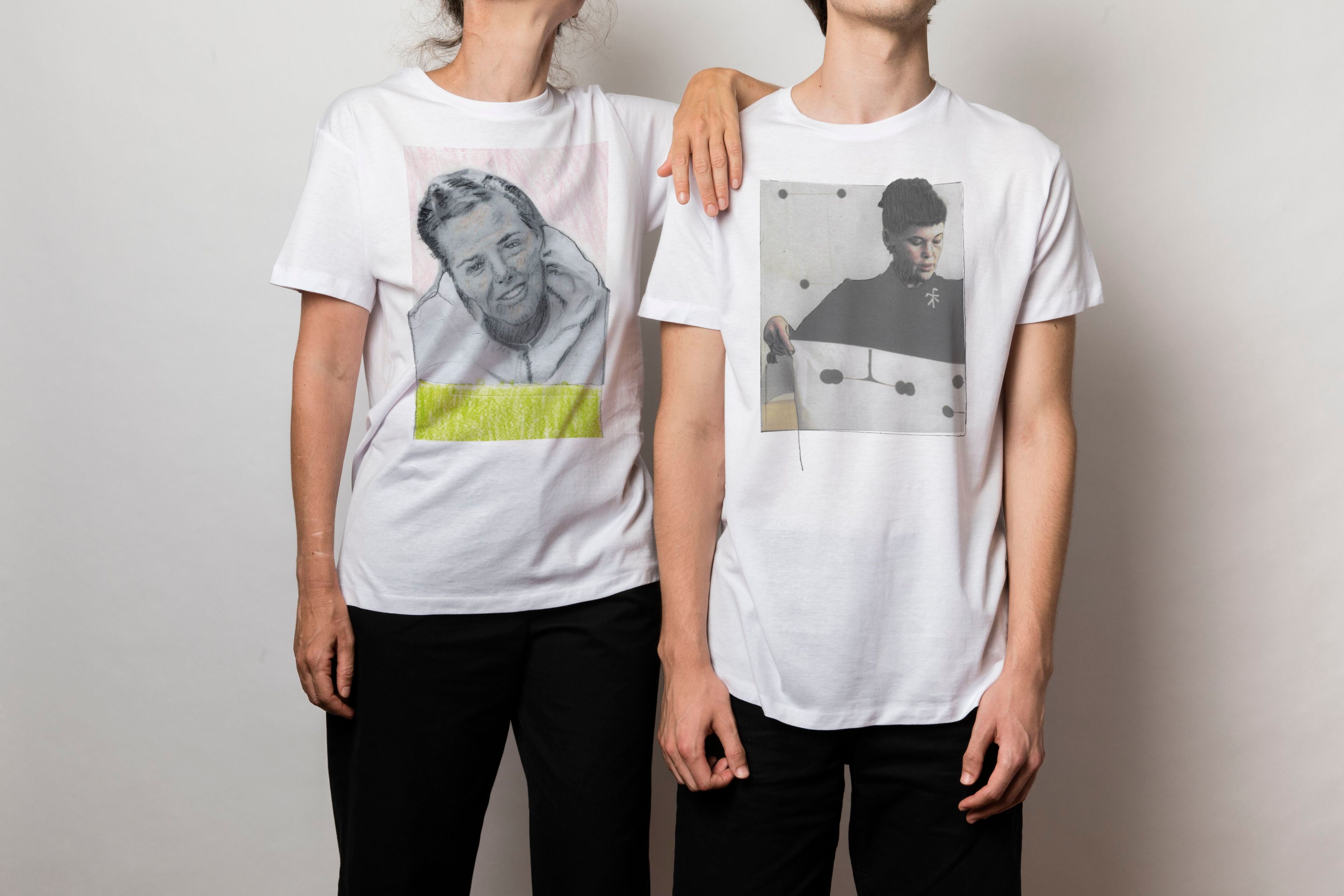 Футболка из органического хлопка с принтом isOnAir Vaghimiti ARCH-00012529 - Вид №1