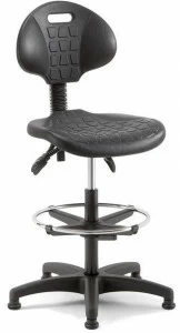 Linea Fabbrica Офисный стул из полиуретана с подставкой для ног Teknik