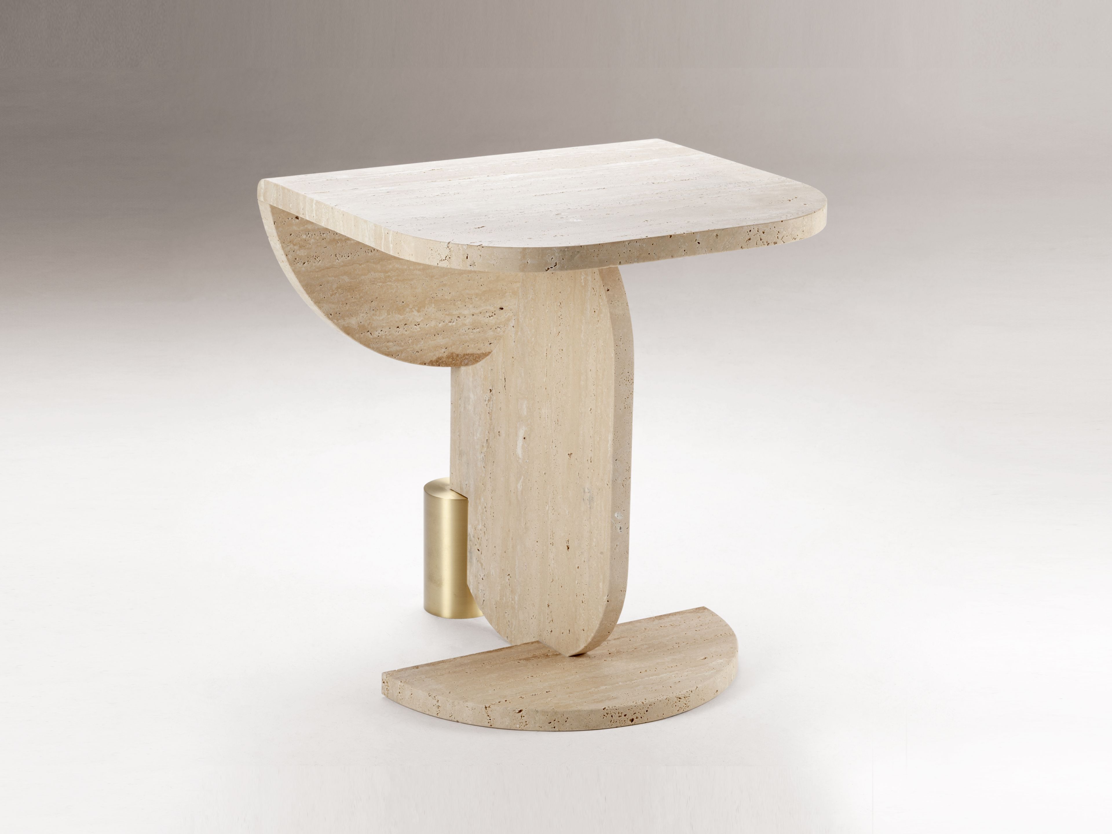 Журнальный столик из травертина DOOQ Травертин для игр ARCH-00065745