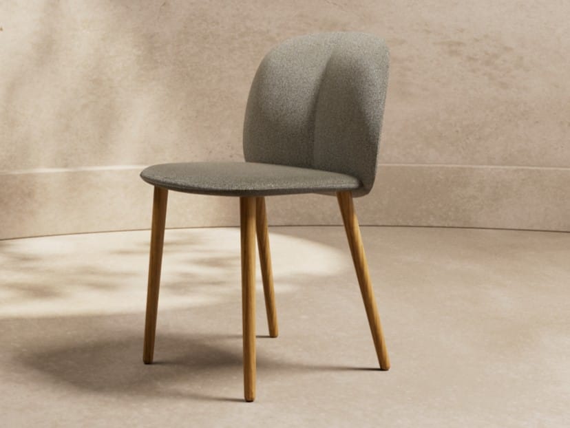 Тканевый мягкий стул с деревянными ножками S-CAB Mentha ARCH-00093747 - Вид №14