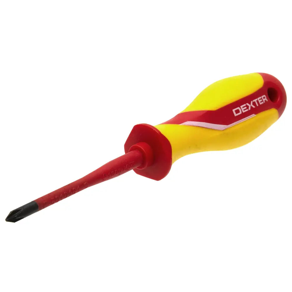 Диэлектрическая отвертка Dexter PH1 с магнитным наконечником 18147570 STLM-0009582