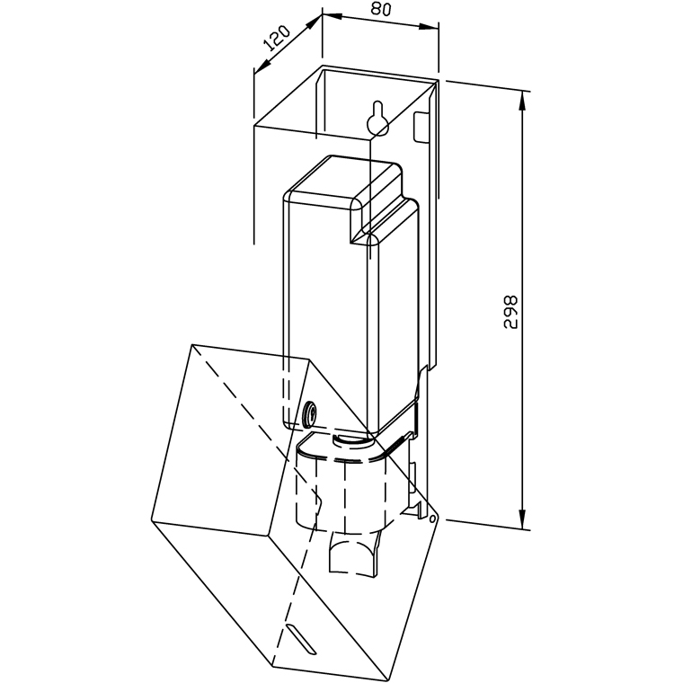 728076 Дозатор жидкого мыла WP102 WAGNER_EWAR A-LINE Wagner Ewar  - Вид №1