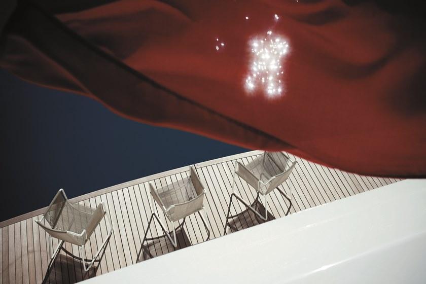 RODA Садовый стул на санках из нержавеющей стали с подлокотниками Harp sun-id-1449716 - Вид №4