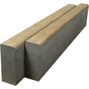 Бордюр тротуарный BRAER 1000x80x200 мм цвет миндаль 89356885 STLM-2194807