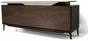 Aston Martin Комод из фанерованного дерева, столешница обтянутая кожей