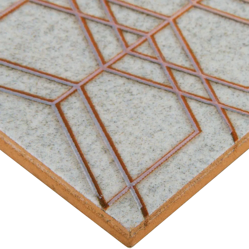 Декор Stone Otto 35x25 см цвет тёмно-серый BELANI STLM-2104837 - Вид №1