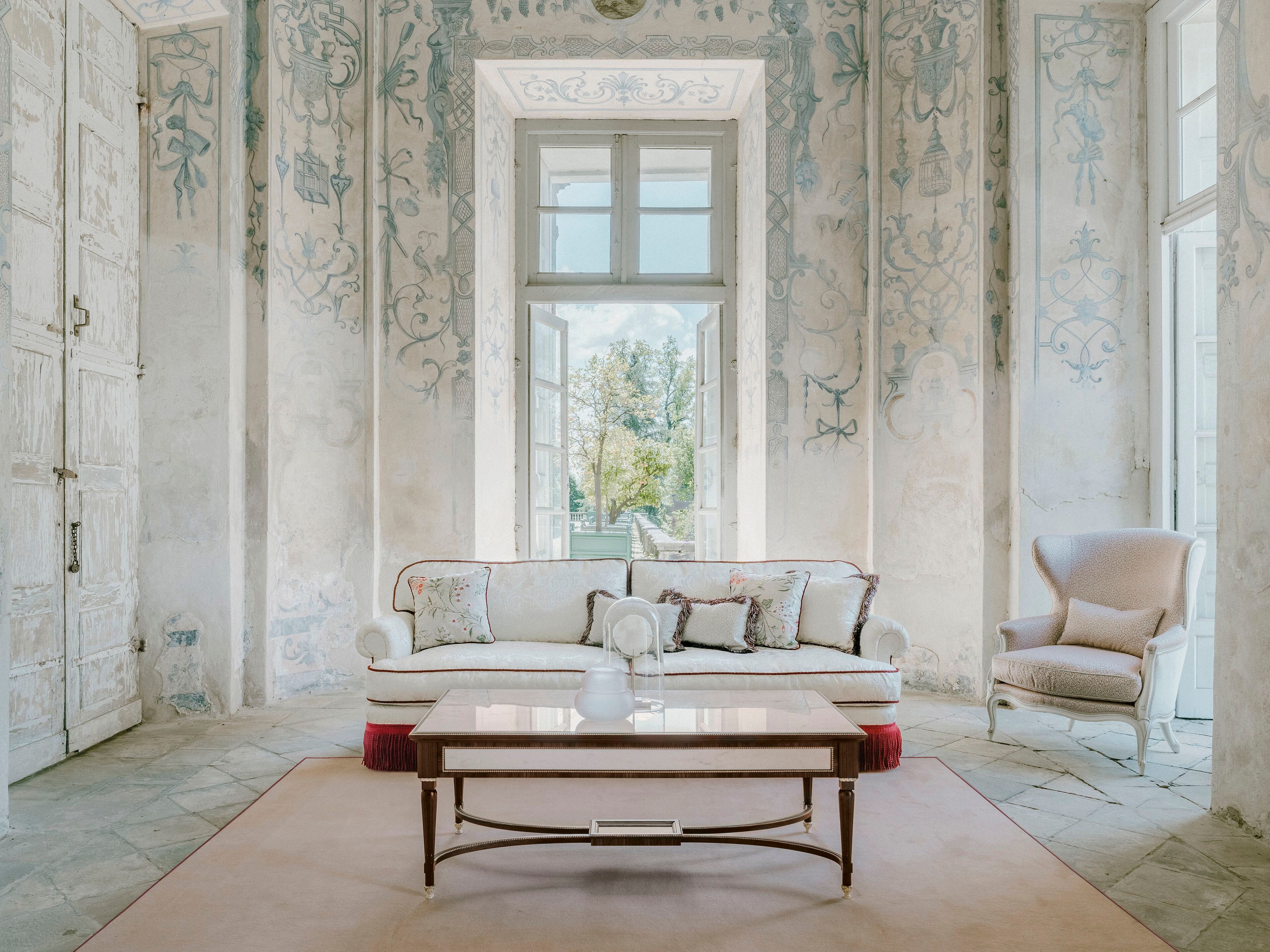 Журнальный столик из дерева и мрамора Bellotti Ezio Cromie ARCH-00063391 - Вид №2