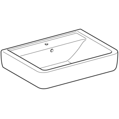 225161000 Накладная раковина Geberit Renova Plan Geberit  - Вид №8