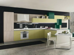 Febal Casa Модульная кухня из okite® с полуостровом