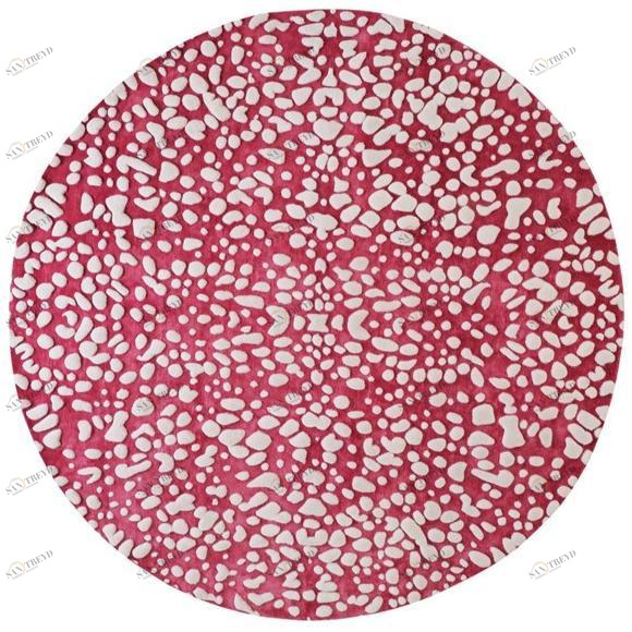 I + I Круглый коврик из шерсти, вискозы и хлопка  C 45 