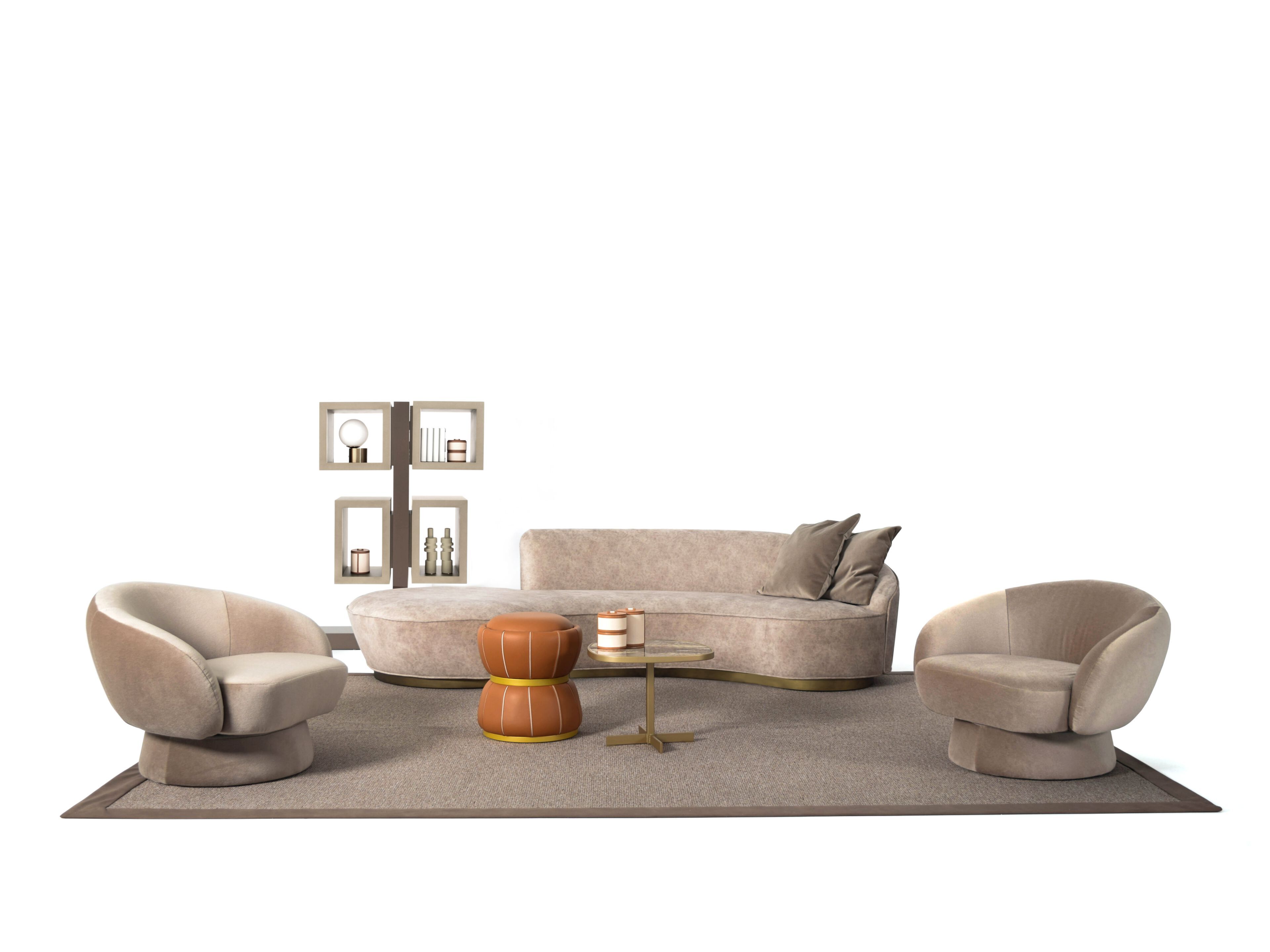 Изогнутый диван из ткани ABLE OSCAR ARCH-00147381 - Вид №9