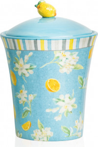 10652484 Certified International Набор банок для печенья Certified Int. Лимоны (1,4л, 1,7л, 3,1л), керамика, 3шт Керамика