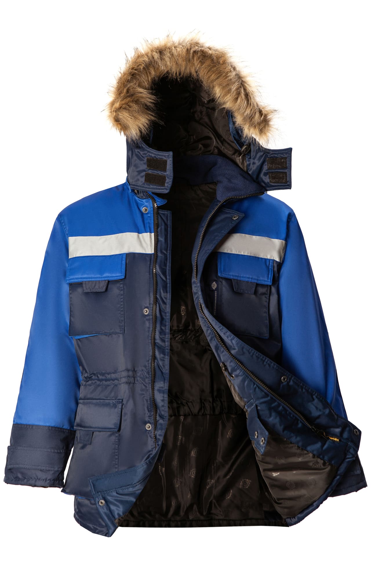 64875 Костюм "Вихрь" зимний василек-синий с СВП  Зимняя спецодежда  размер 60-62/182-188  - Вид №4