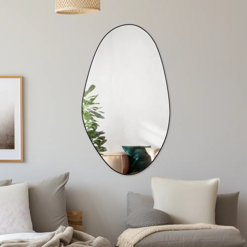 Зеркало KREAFORTA Dali Black — асимметричный дизайн для современного интерьера 89389493 STLM-1576047