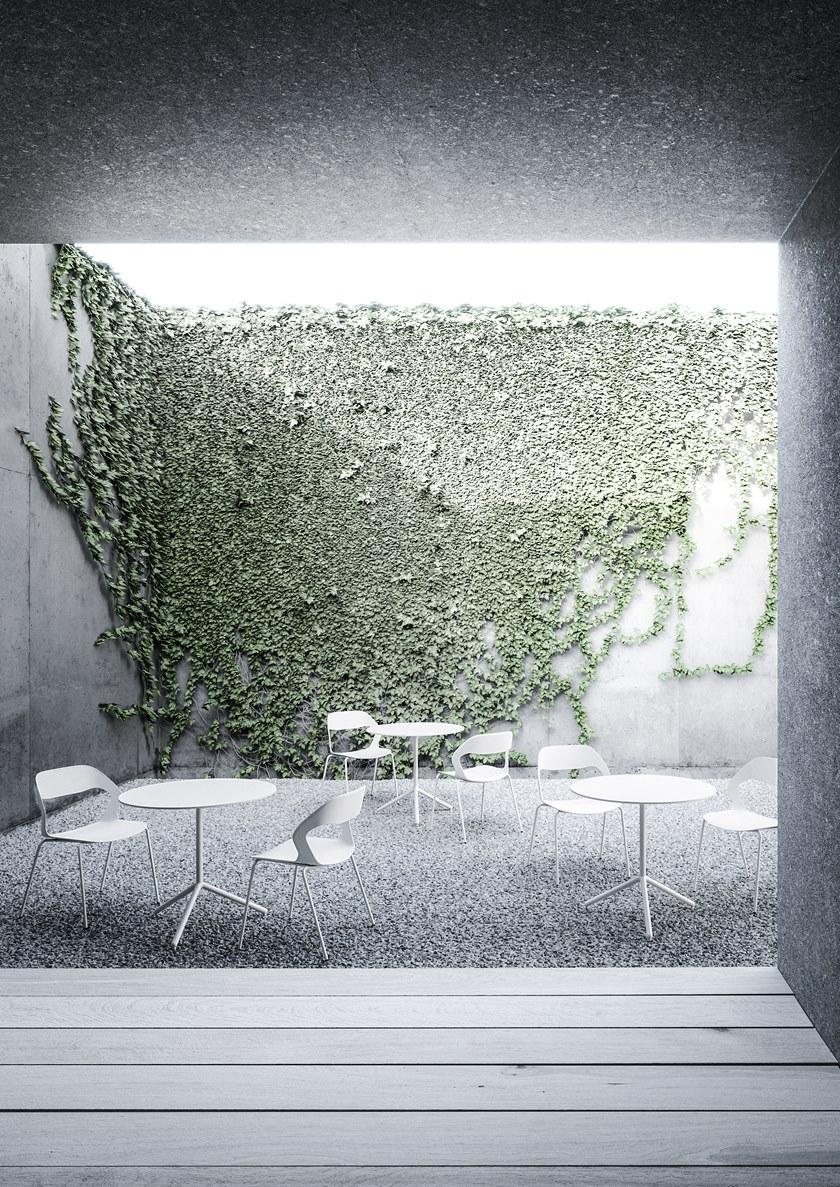 Crassevig Квадратный алюминиевый обеденный стол с откидной крышкой Nett sun-id-1384006 - Вид №2