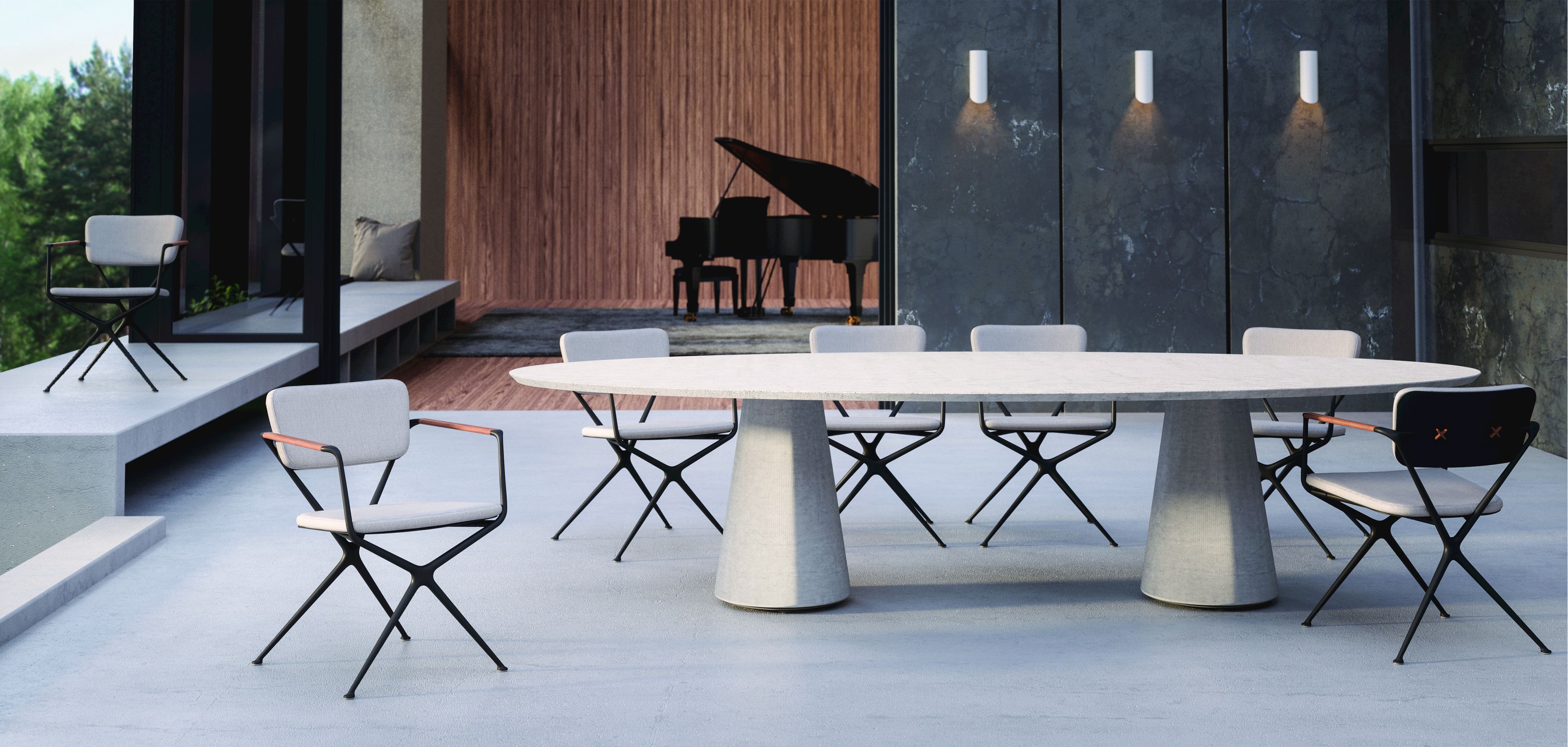 Садовый стул с подлокотниками Royal Botania Exes ARCH-00074234 - Вид №1