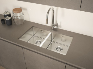 2 раковины из нержавеющей стали