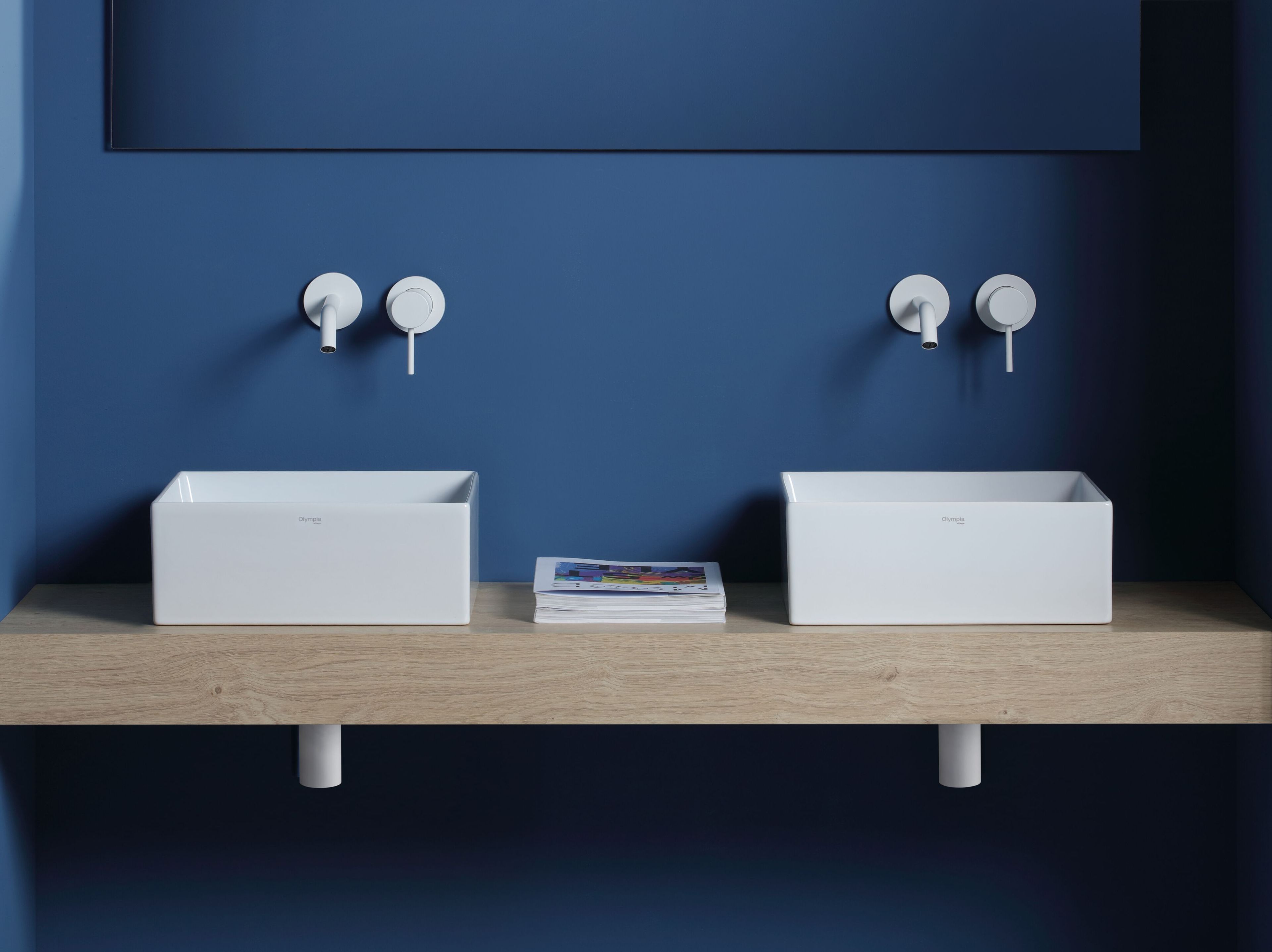 Керамическая столешница прямоугольная раковина Olympia Ceramica SLICE ARCH-00078470 - Вид №5