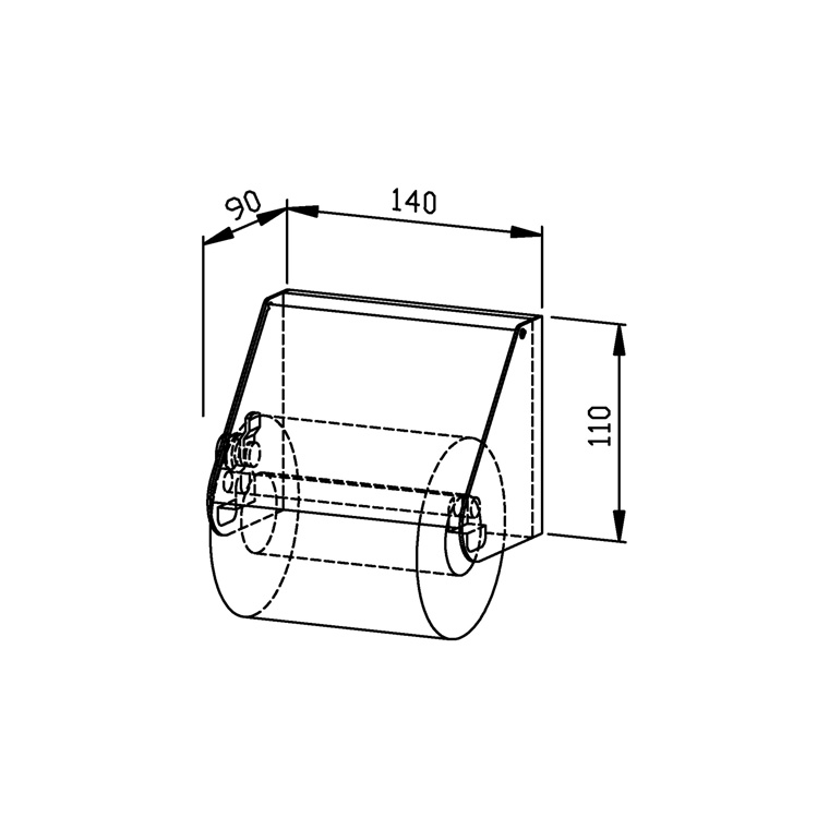 728190 Держатель рулона туалетной бумаги WP148 WAGNER_EWAR A-LINE Wagner Ewar  - Вид №1