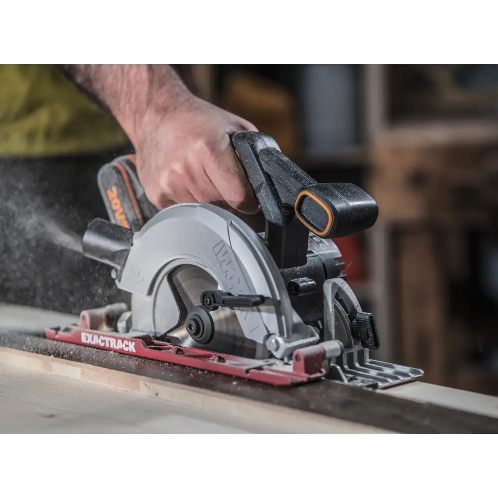 Циркулярная пила аккумуляторная Worx WX530, 165 мм, 20 В Li-ion 2 Ач STLM-2018113 - Вид №10