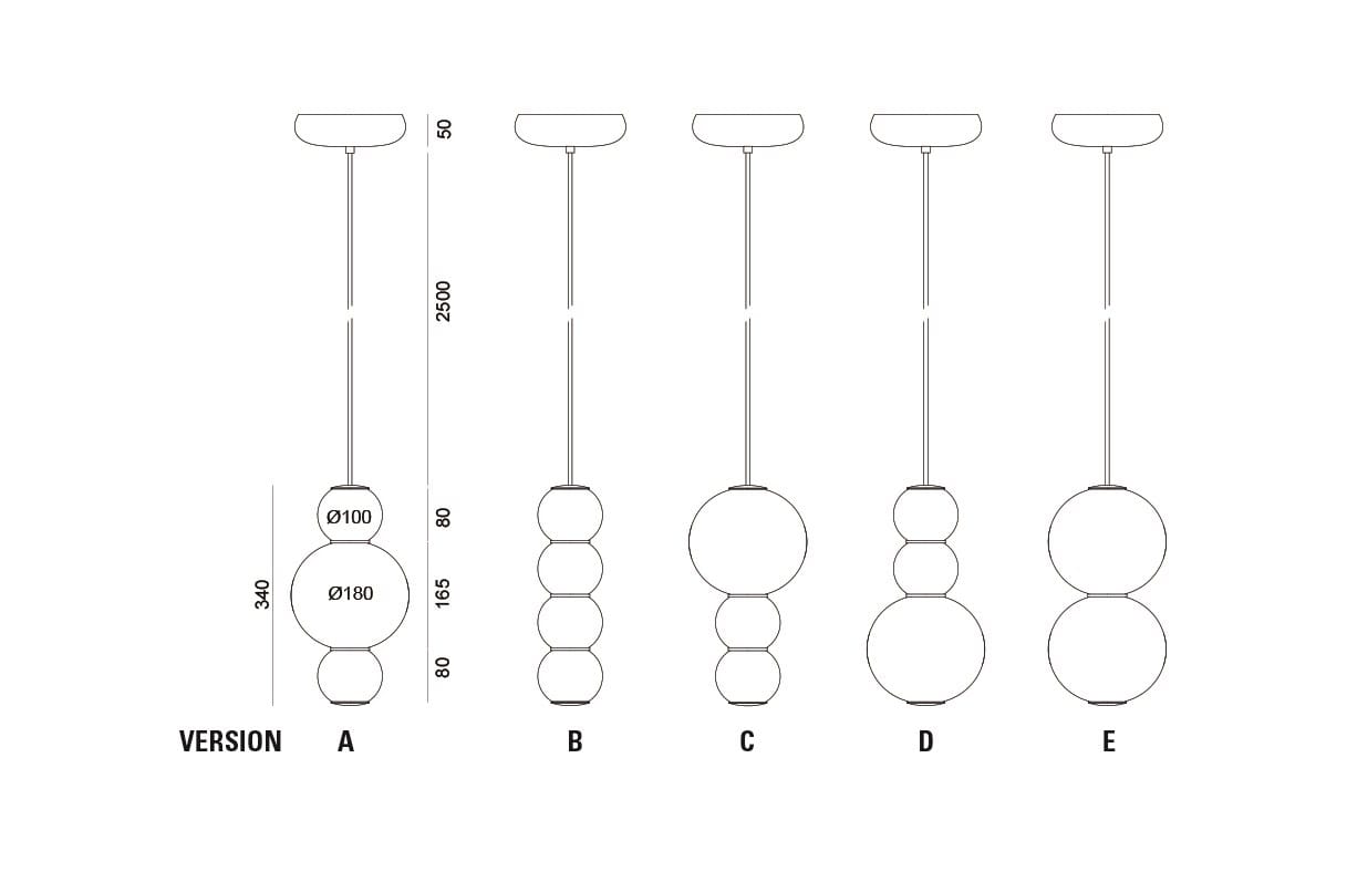 Стеклянный светодиодный подвесной светильник Formagenda ARCH-00140681 - Вид №16