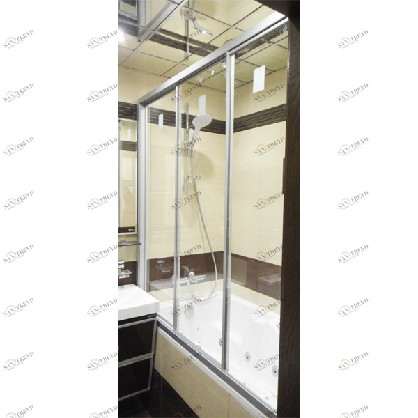 150X150GV403A Душевое ограждения на борт вынны GUTEWETTER Германия PRACTIC