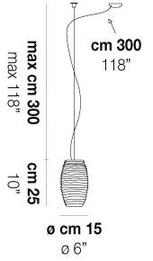 Vetreria Vistosi Подвесной светильник из стекла Damasco sun-id-1459078 - Вид №4