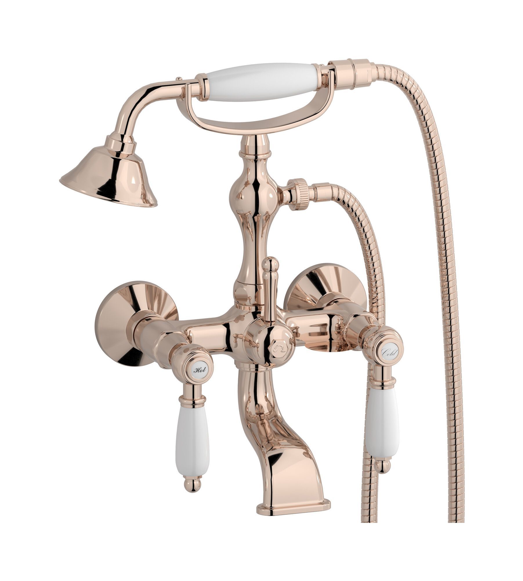 Наружный настенный смеситель для ванны с ручным душем IB Hermes + Hermes Elle ARCH-00034550 - Вид №6