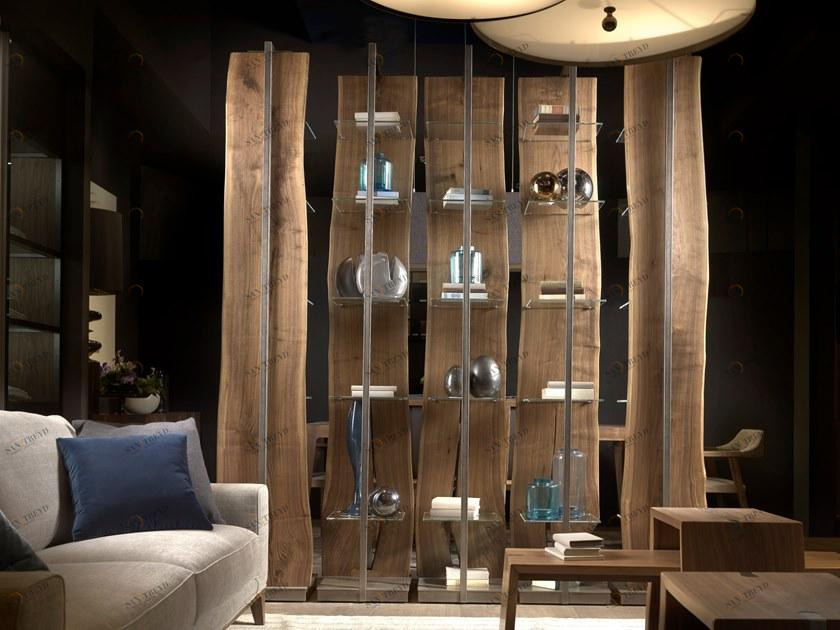 Arte Brotto Книжный шкаф из орехового дерева Vero L1920