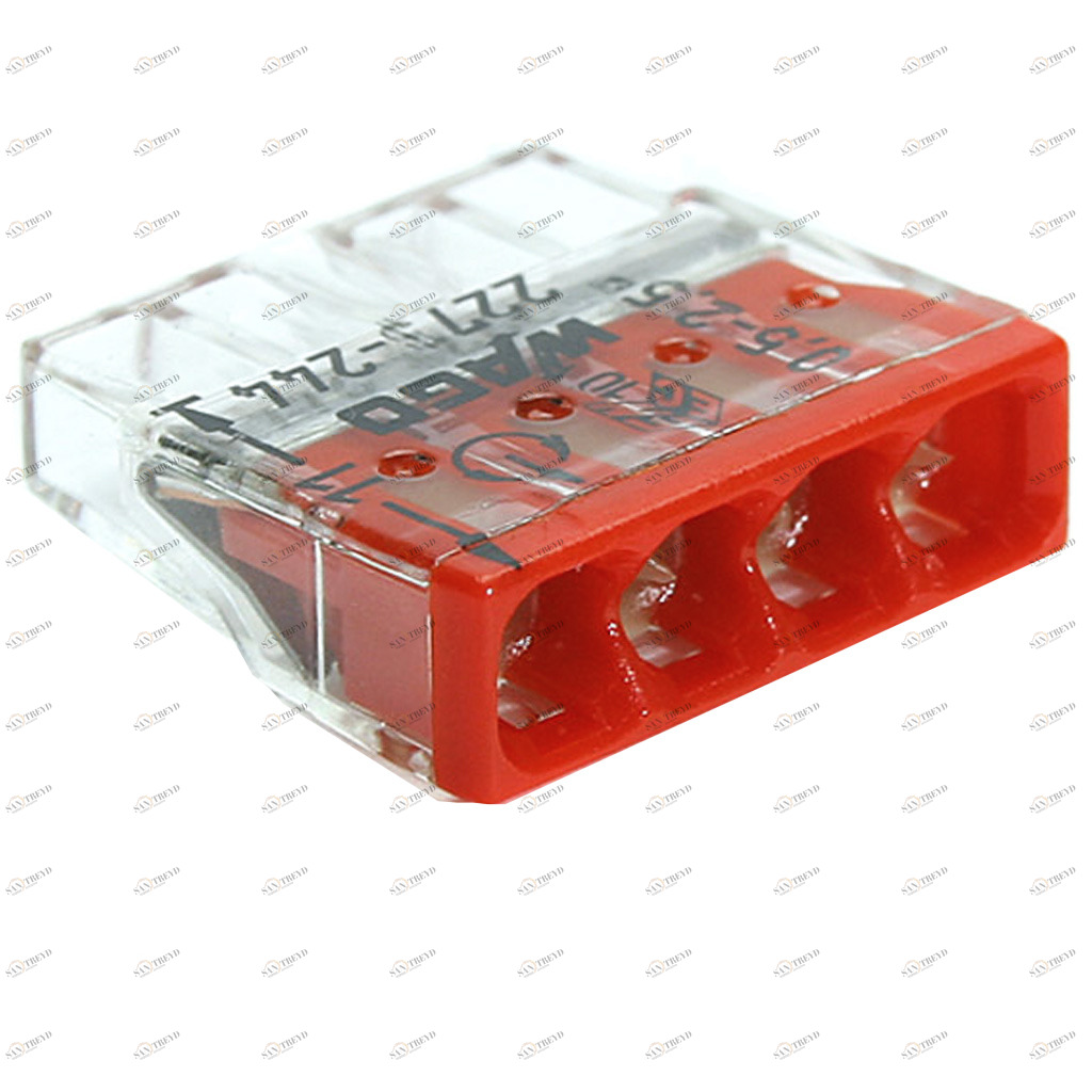 Клемма соединительная Ваго / WAGO 2273-204, 4-разъема под провода 6466