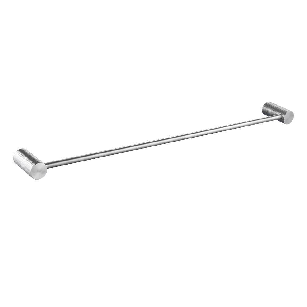 GFmark - Держатель для полотенца 600 мм, из нержавеющей стали с резным креплением, прямой, код: 81001 