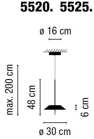 Vibia Светодиодный подвесной светильник с диммером Mayfair 5525 - Вид №3