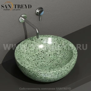 SC042GV Накладная раковина на столешницу  круглая Ceramica Globo