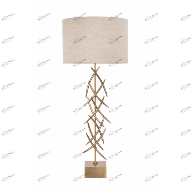 Настольная лампа Arleta от RVAstley 5084 RVASTLEY ИНТЕРЬЕРНЫЕ 061814 Бежевый;золото 