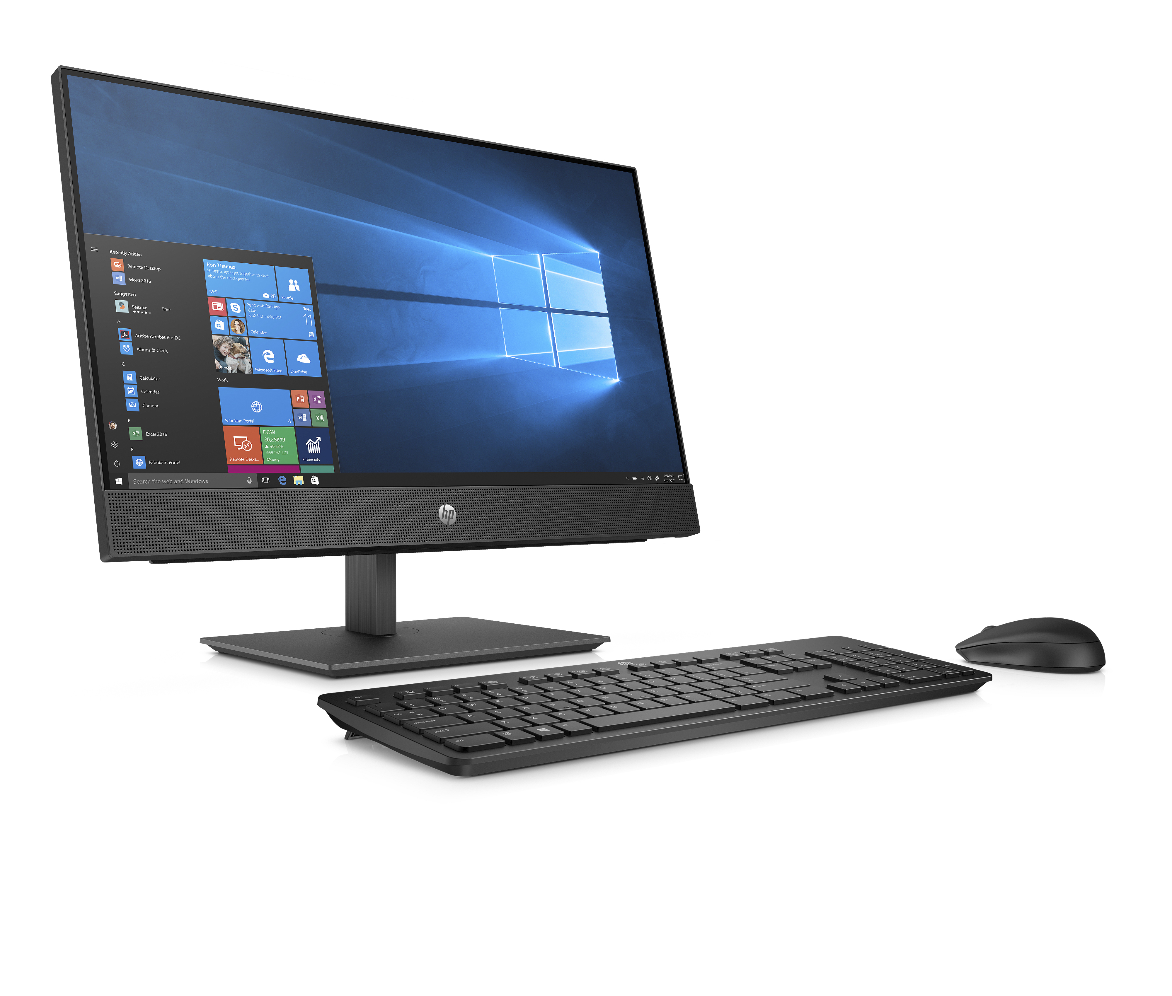 8PG97ES#ACB proone 440 g5 aio 23.8"(1920x1080 ips)/intel core i7 9700t(2ghz)/8192mb/256pcissdgb/nodvd/wifi/war 1y/w10pro + hdmi port, has stand / vesa plate dib, spec HP Santreyd  - Вид №3