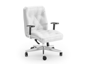 Вращающееся офисное кресло с подлокотниками с 5 спицами