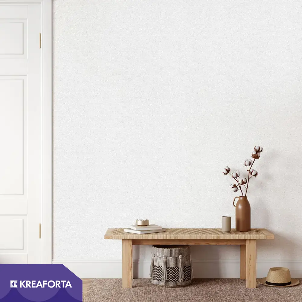 Обои флизелиновые KREAFORTA Краска белые 1.06 м 44018-11 STLM-2159244 - Вид №2